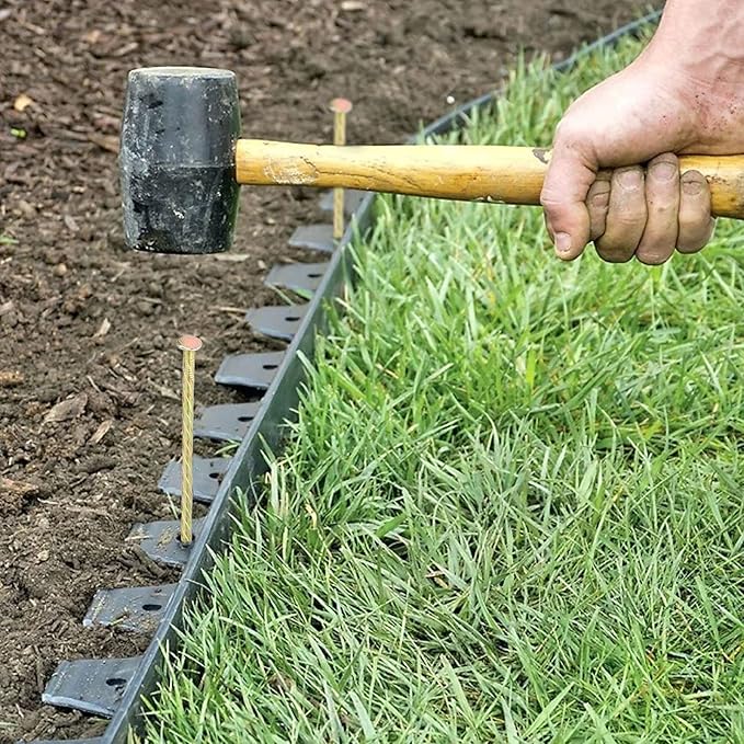 GOLDEN SPIRAL GALVANIZED NAILS. 6"
